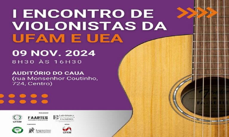 A programação inclui recitais e masterclasses e será realizada no Centro de Artes da Ufam