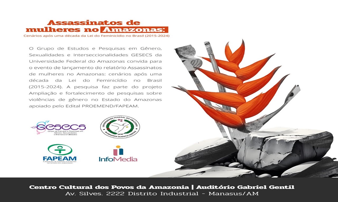 Pesquisa será lançada às 9h desta terça-feira, 10/12, no Auditório Gabriel Gentil, no Centro Cultural dos Povos da Amazônia