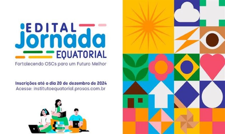 As organizações selecionadas vão ter acesso a assessoria personalizada, com apoio na elaboração de propostas focadas em mecanismos de incentivo