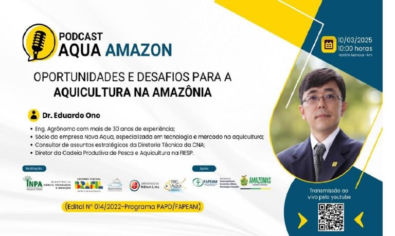 A produção é parceria entre a Universidade Nilton Lins, Inpa e Fapeam, com transmissão ao vivo pelo YouTube e Instagram.