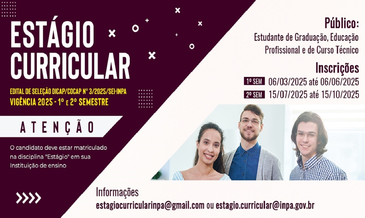 Podem se candidatar estudantes regularmente matriculados na disciplina Estágio Curricular ou similar em instituições de ensino públicas, ou privadas.
