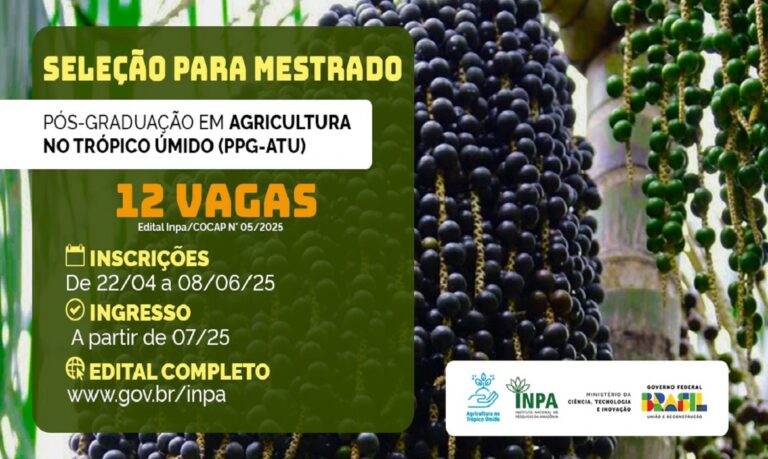 Os testes serão aplicados em Manaus, com possibilidade de realização em outras localidades.