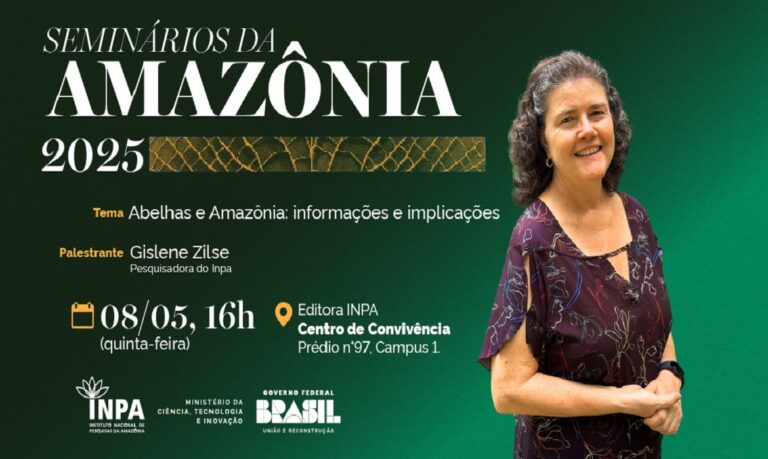 Na exposição, vai ser discutida a relevância das abelhas como principais polinizadores da diversidade alimentar vegetal disponível para consumo humano.
