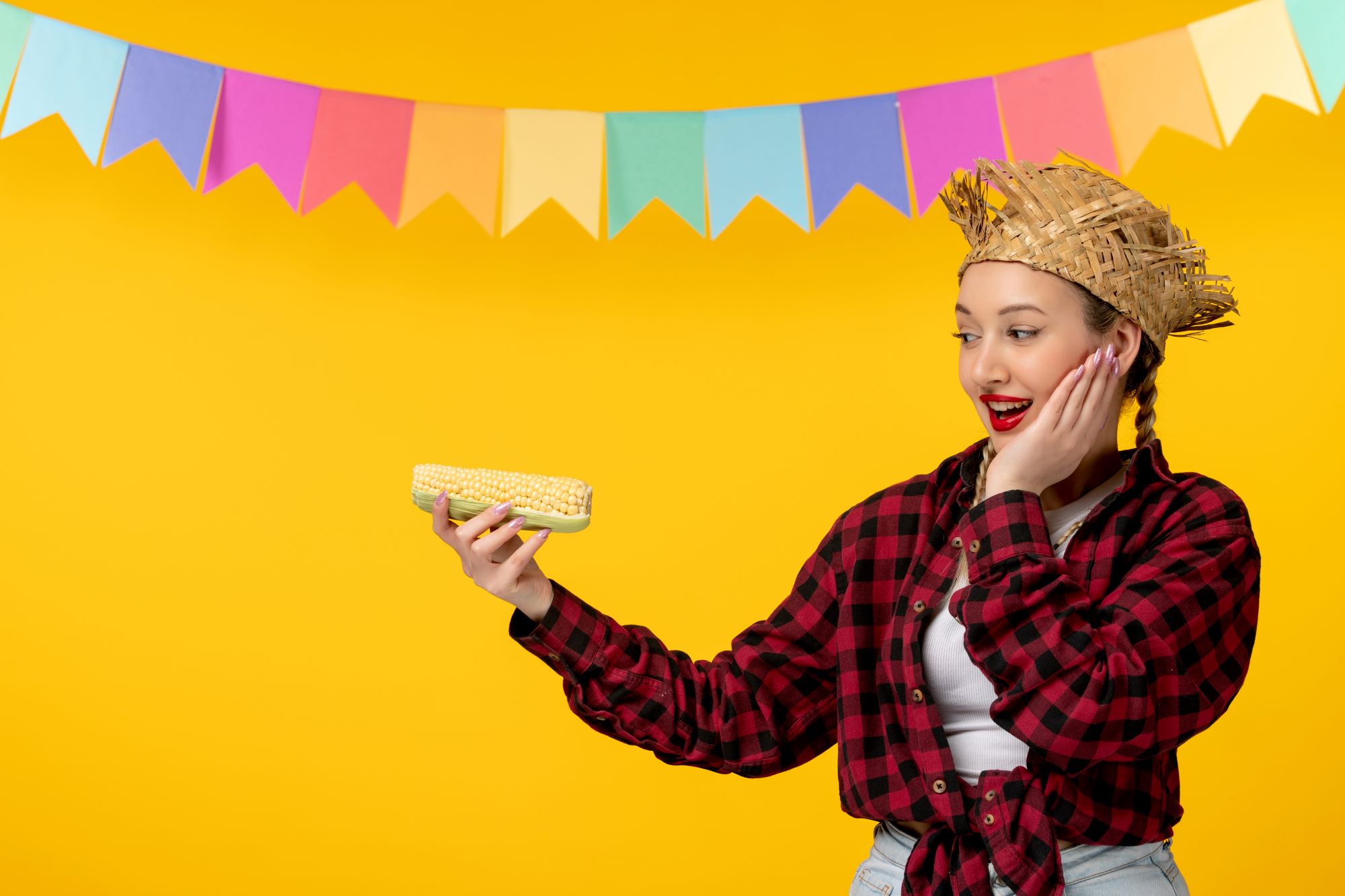 A festa inclui as tradicionais barracas de comidas típicas e brincadeiras juninas.