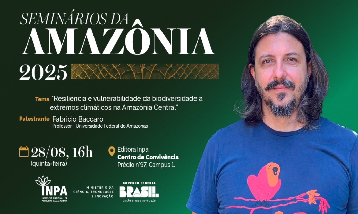 Evento gratuito e aberto ao público, sem transmissão online.