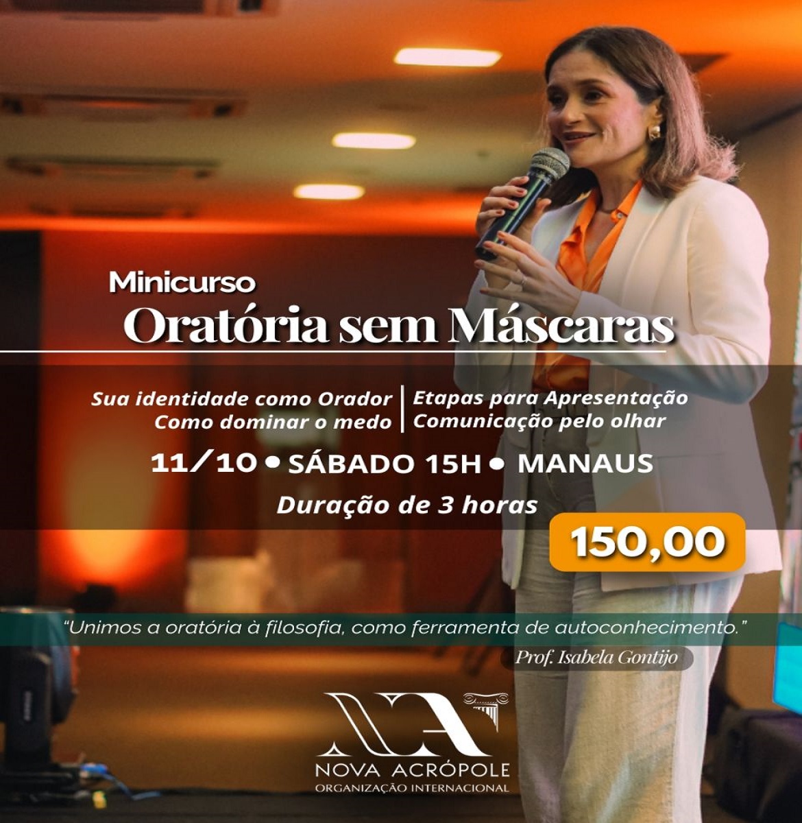 A proposta é aprender a se comunicar a partir da autenticidade e de forma eficiente.
