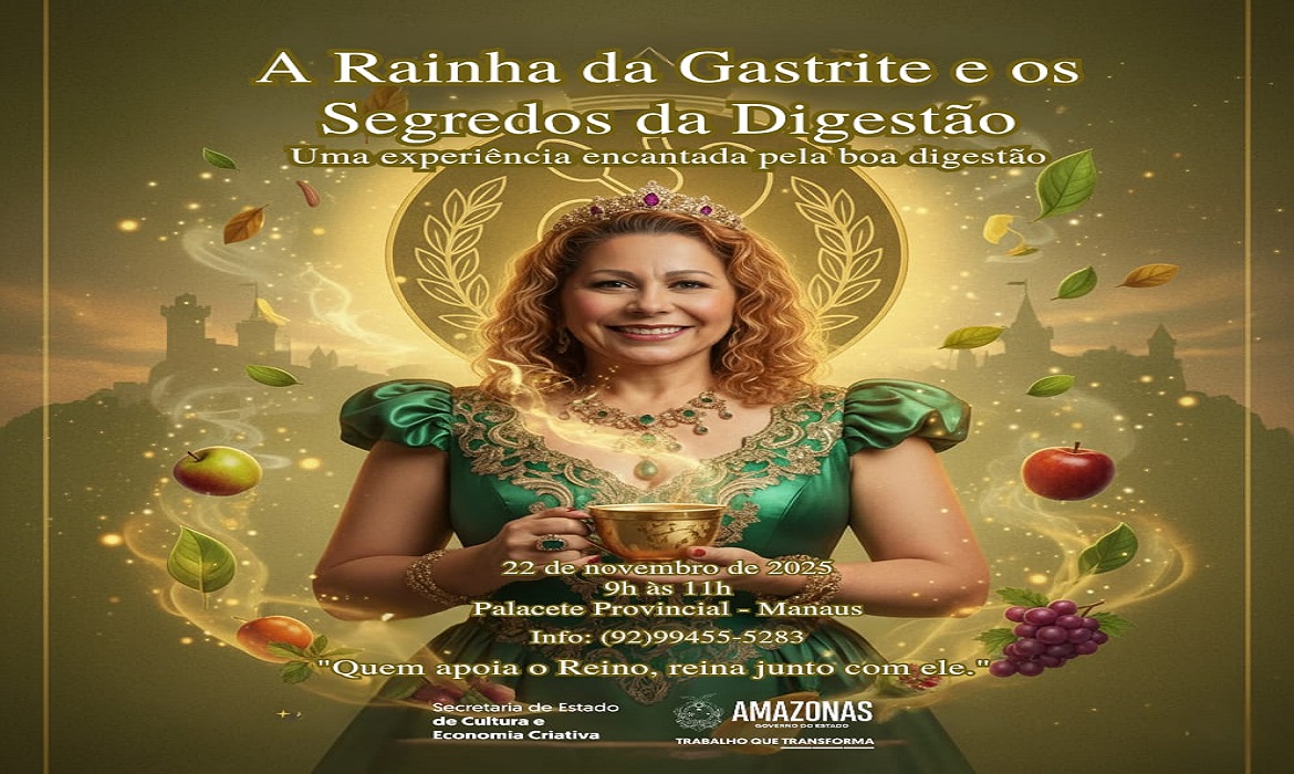 Com humor e fantasia, “A Rainha da Gastrite” leva o público a entender de forma leve como a digestão funciona no dia a dia.