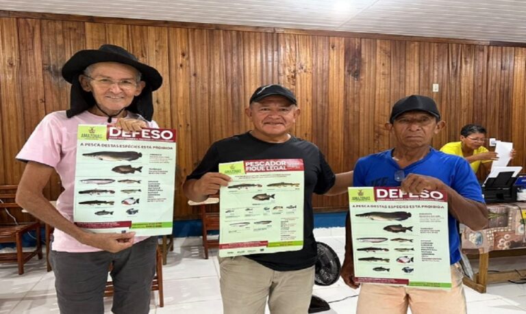 Até 15 de março, espécies como matrinxã, pirarucu, tambaqui e pacu não podem ser capturadas nem comercializadas.