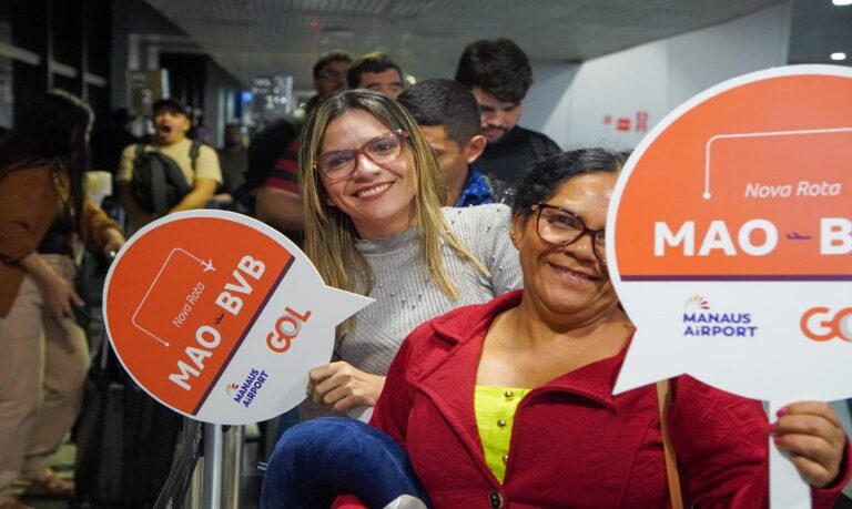 Voos diretos entre Manaus e Boa Vista ampliam opções para passageiros e negócios.
