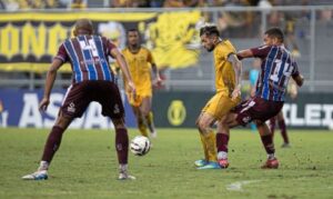 Mesmo fora de casa, o time mostrou força no estádio e garantiu ponto valioso na Terceira Divisão.