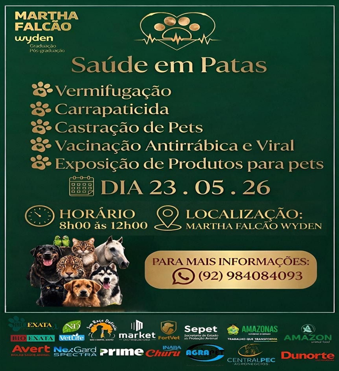 Iniciativa busca fortalecer a saúde animal e apoiar famílias que precisam de atendimento gratuito para seus animais.