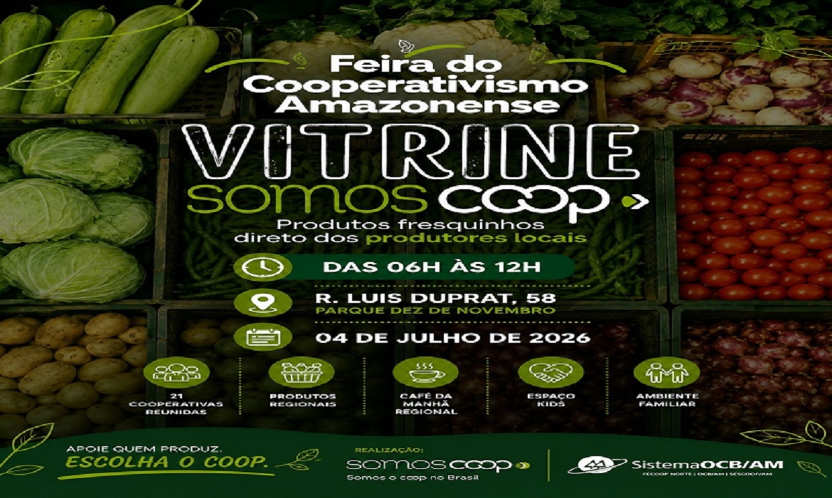 Público poderá encontrar alimentos, artesanato, produtos regionais e iniciativas que valorizam a economia local.
