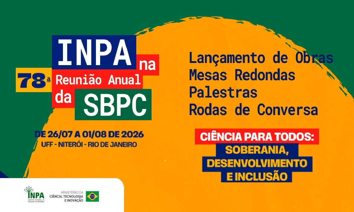 Estande interativo do INPA destaca ciência, biodiversidade e conhecimento produzido na região amazônica.