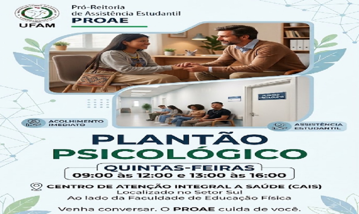 Atendimento psicológico oferece acolhimento para estudantes que enfrentam dificuldades emocionais durante a vida acadêmica.