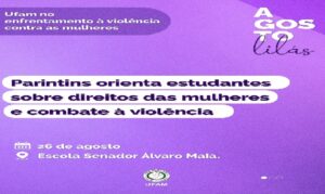Palestras serão realizadas nesta quarta-feira (26), na Escola Senador Álvaro Maia.