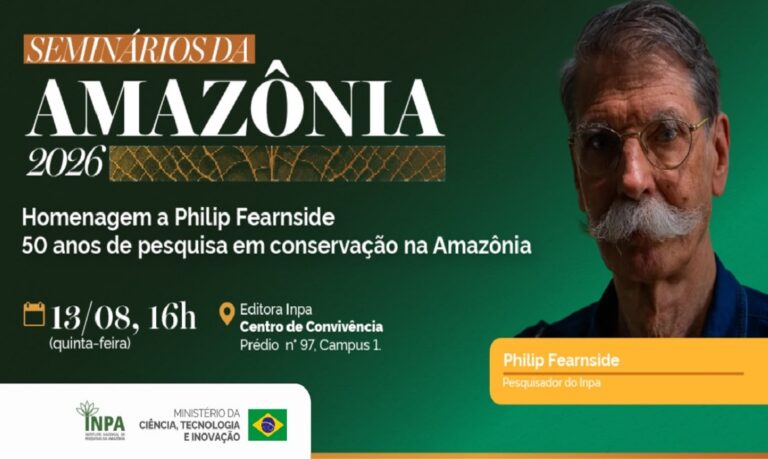 Seminário no Inpa celebra a trajetória do pesquisador em estudos sobre conservação na região.