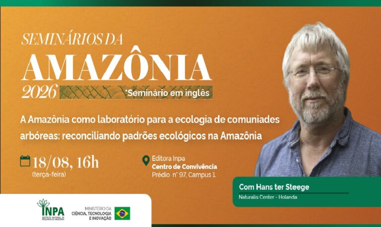 Reconhecido internacionalmente por mapear a biodiversidade da floresta, o botânico traz análises inéditas para o centro dos Seminários da Amazônia.