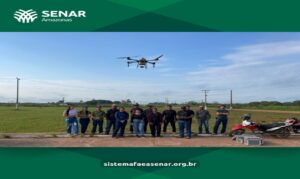 Formação abordou agricultura de precisão, segurança, pilotagem, mapeamento e processamento de imagens.
