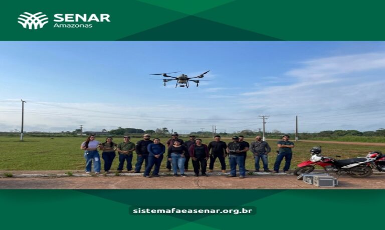 Formação abordou agricultura de precisão, segurança, pilotagem, mapeamento e processamento de imagens.