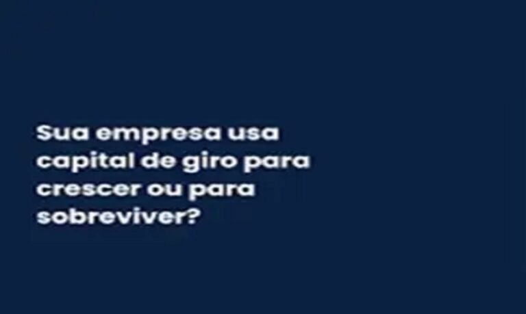 Financiamento de curto prazo deve atender necessidades como estoque, fornecedores e folha salarial.
