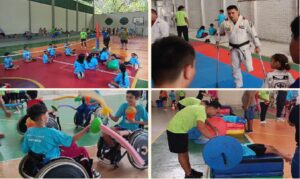 Participantes de 7 a 65 anos experimentaram modalidades como vôlei sentado, futebol, atletismo, natação, halterofilismo e esgrima.