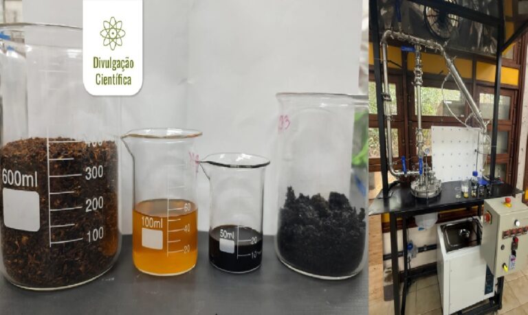 Tecnologia utiliza craqueamento termocatalítico e catalisadores desenvolvidos por pesquisadores da universidade para produzir bio-óleo e outros combustíveis.